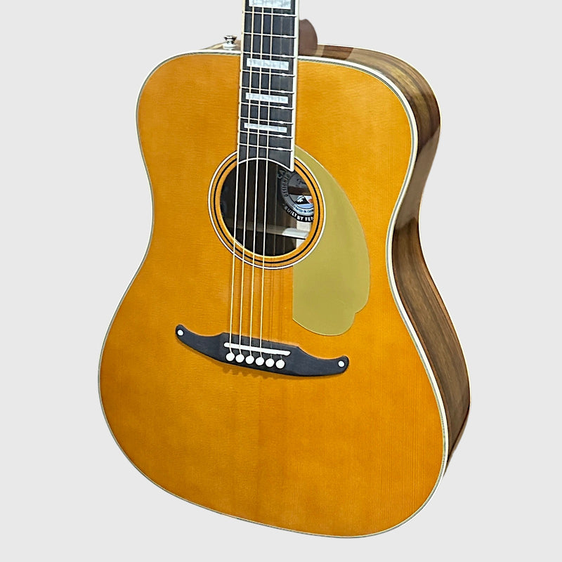 Fender California Vintage King Dreadnought Acoustic Electric Guitar w/ Case - Natural