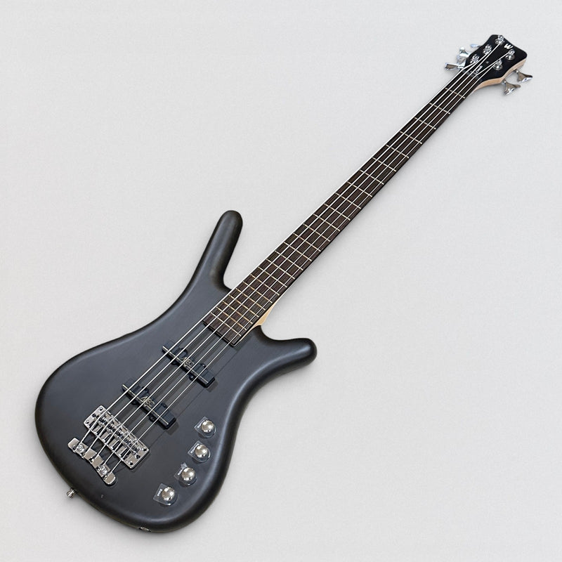 Warwick RockBass Corvette Basic 5 String Electric Bass Guitar - Nirvana Black