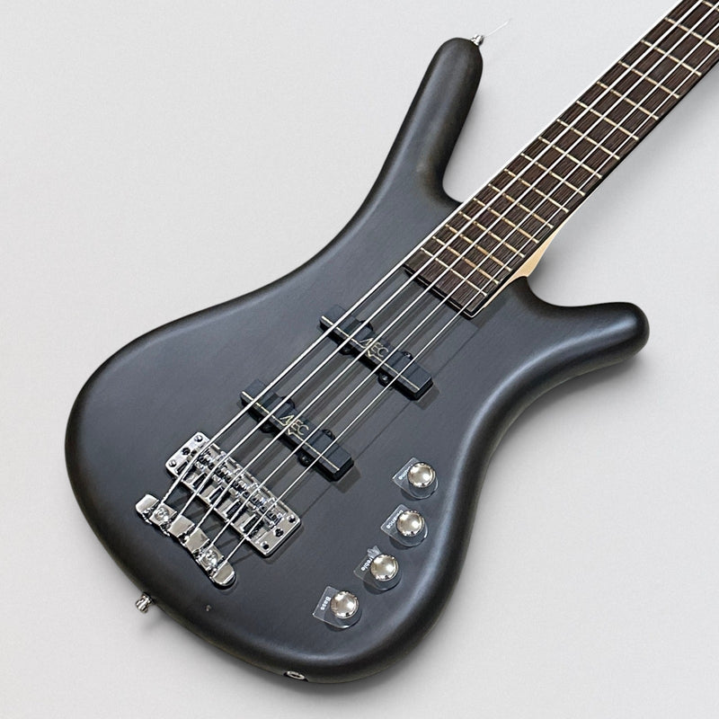 Warwick RockBass Corvette Basic 5 String Electric Bass Guitar - Nirvana Black