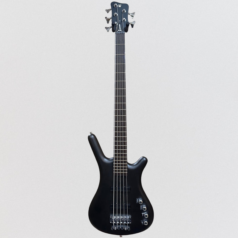 Warwick RockBass Corvette Basic 5 String Electric Bass Guitar - Nirvana Black