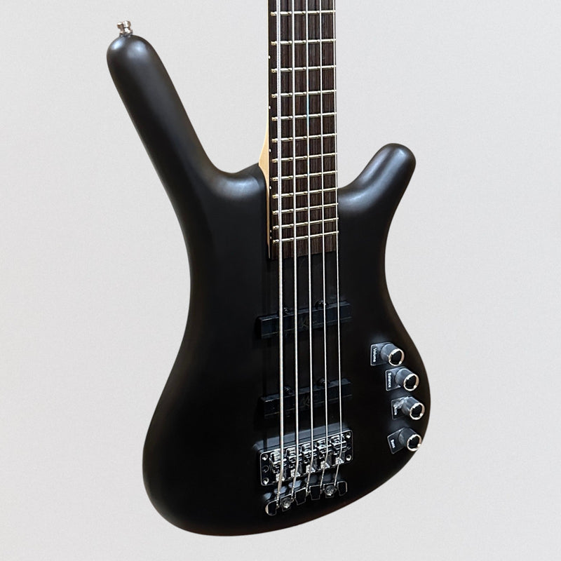 Warwick RockBass Corvette Basic 5 String Electric Bass Guitar - Nirvana Black