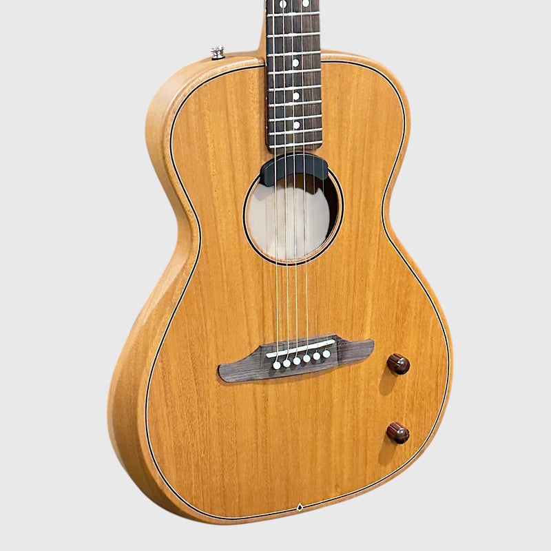 Fender Highway Series Parlor Acoustic Electric Guitar - Natural Mahogany