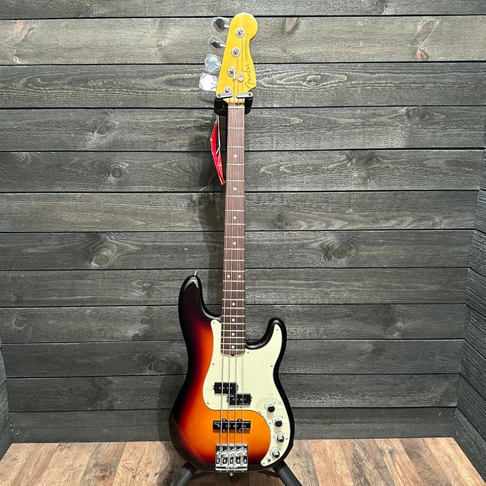 Fender American Ultra Precision P Bass 4 String USA Electric Bass Guitar - Sunburst