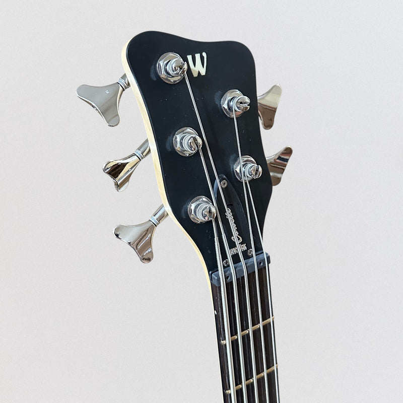 Warwick RockBass Corvette Basic 5 String Electric Bass Guitar - Nirvana Black