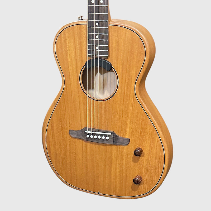 Fender Highway Series Parlor Acoustic Electric Guitar - Natural Mahogany