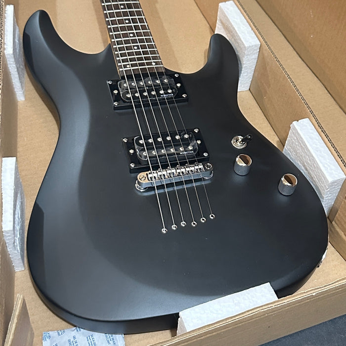 Schecter C-6 Deluxe Electric Guitar - Satin Black