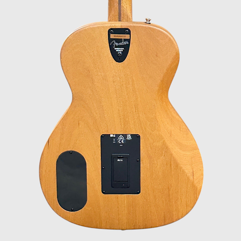 Fender Highway Series Parlor Acoustic Electric Guitar - Natural Mahogany