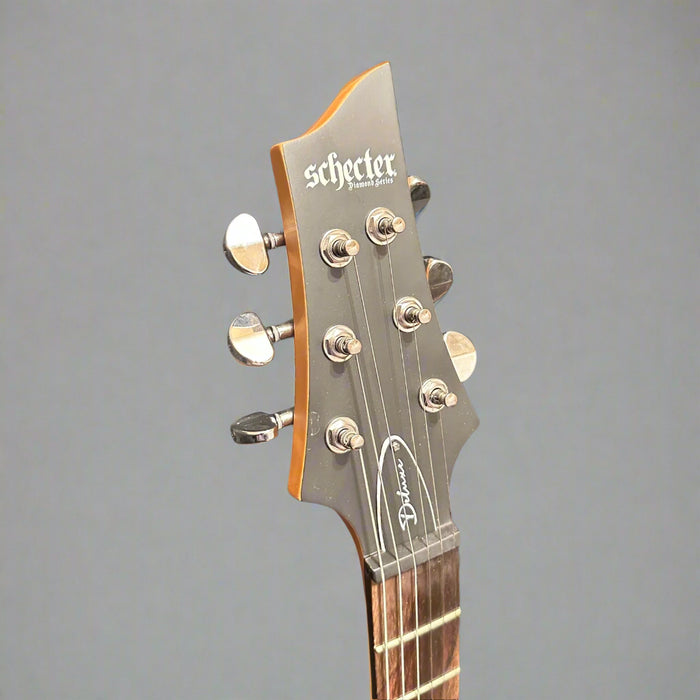 Schecter C-6 Deluxe Electric Guitar - Satin Black