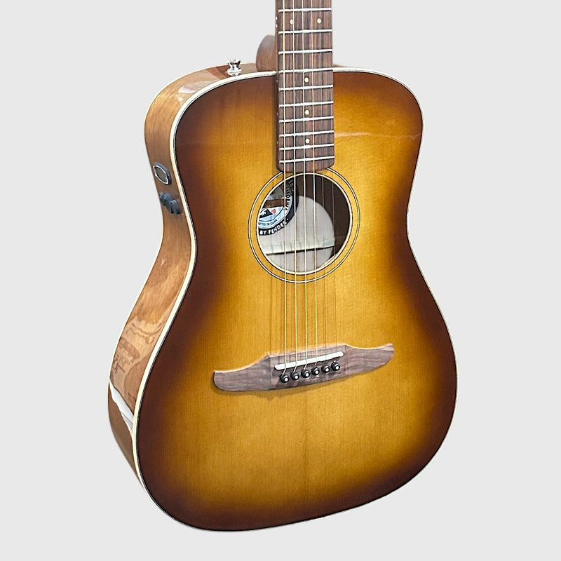 Fender Malibu Classic Concert Acoustic Electric Guitar - Aged Cognac Burst