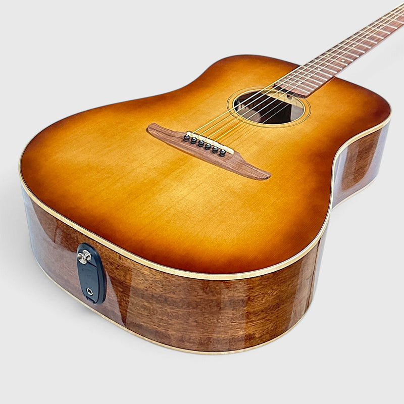 Fender Redondo Classic Dreadnought Acoustic Electric Guitar - Aged Cognac Burst