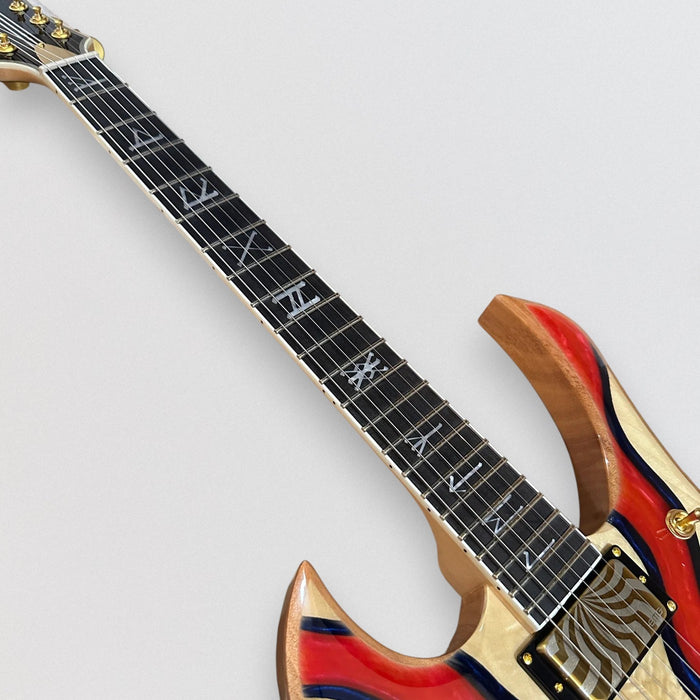 Wylde Audio Goreghen Special Edition Electric Guitar - Blood River Burl