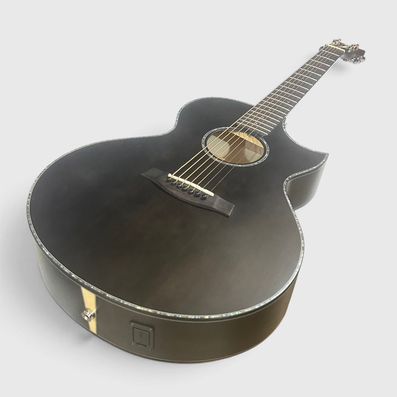 Schecter Orleans Stage 7 String Acoustic Electric Guitar - Black