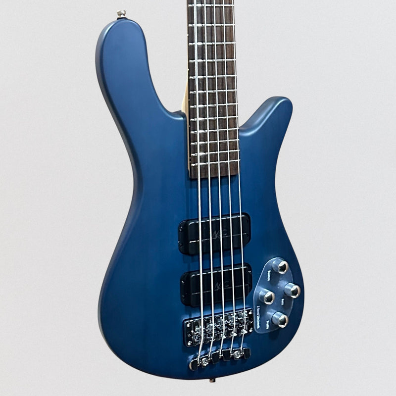 Warwick Rockbass Streamer Standard 5 String Electric Bass Guitar - Ocean Blue