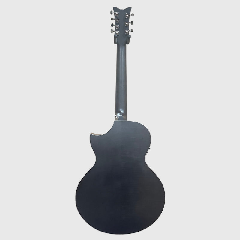 Schecter Orleans Stage 7 String Acoustic Electric Guitar - Black
