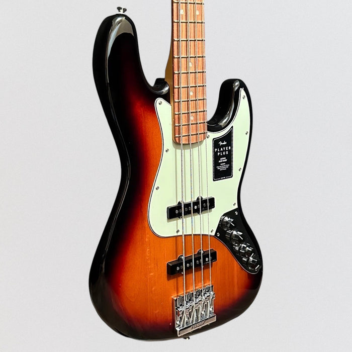 Fender Player Plus Active Jazz Bass 4 String Electric Bass Guitar - Sunburst