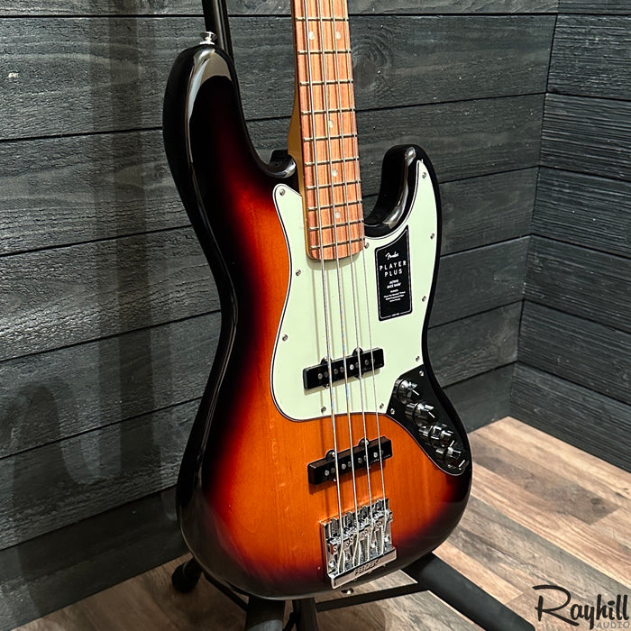 Fender Player Plus Active Jazz Bass MIM 4 String Sunburst Electric Bass Guitar