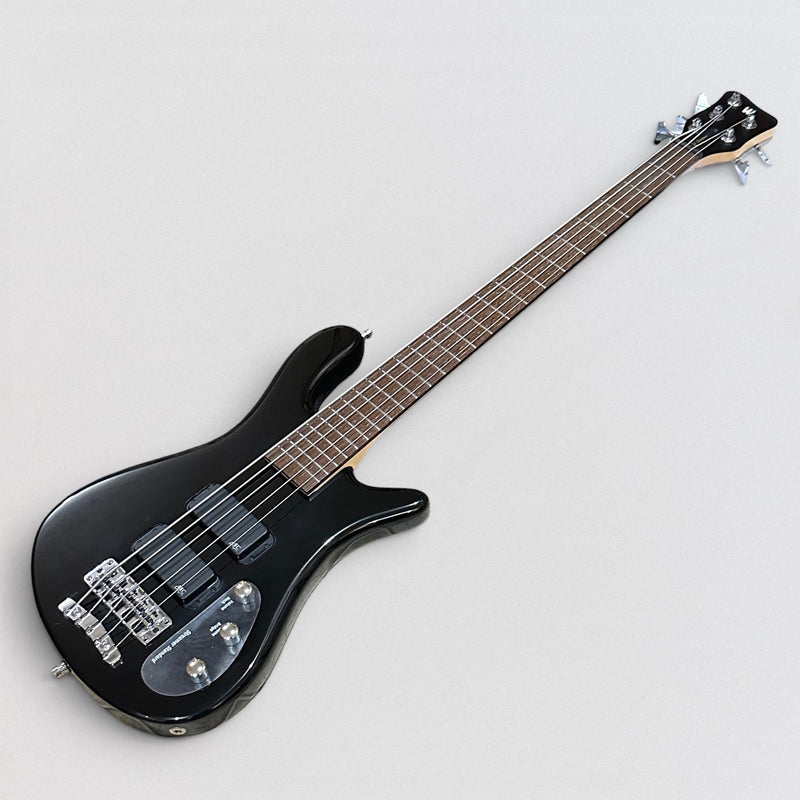 Warwick RockBass Streamer Standard 5-String Electric Bass Guitar - Black