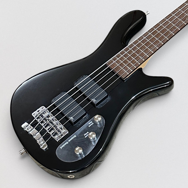 Warwick RockBass Streamer Standard 5-String Electric Bass Guitar - Black