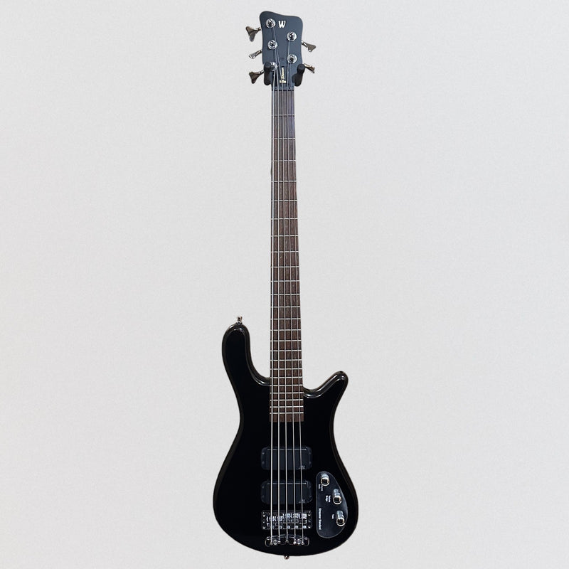Warwick RockBass Streamer Standard 5-String Electric Bass Guitar - Black