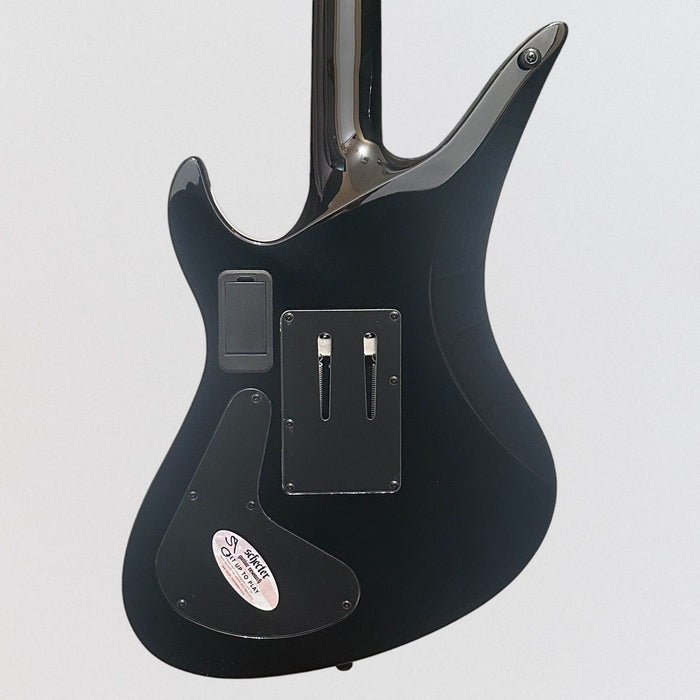 Schecter Synyster Gates Custom-S Electric Guitar - Gloss Black with Silver Pinstripes