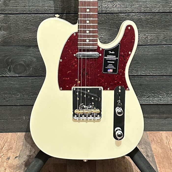 Fender American Professional II Telecaster USA Electric Guitar - Olympic White