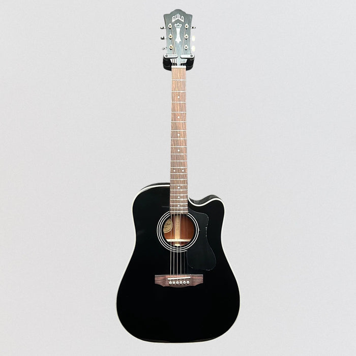 Guild D-140CE Dreadnought Acoustic Electric Guitar - Black