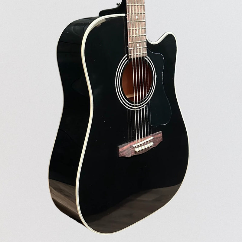 Guild D-140CE Dreadnought Acoustic Electric Guitar - Black