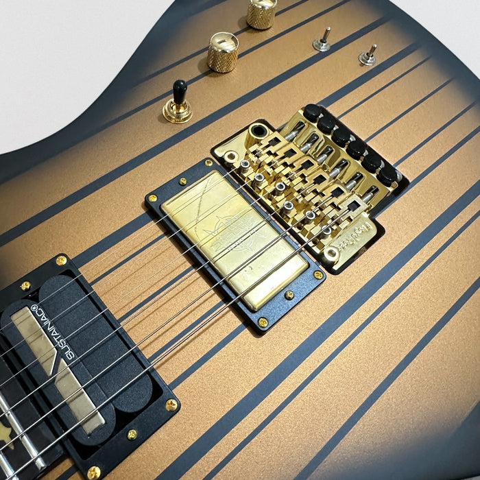 Schecter Synyster Gates Custom-S Electric Guitar - Satin Gold Burst