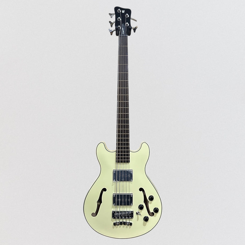 Warwick RockBass Star Bass 5-string Hollowbody Electric Bass - Solid Crème White