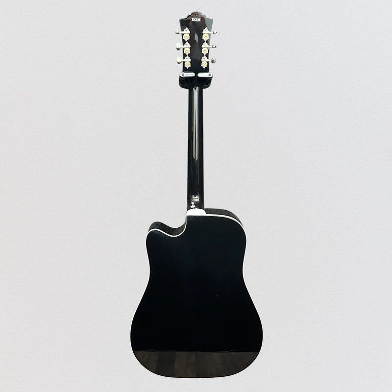 Guild D-140CE Dreadnought Acoustic Electric Guitar - Black