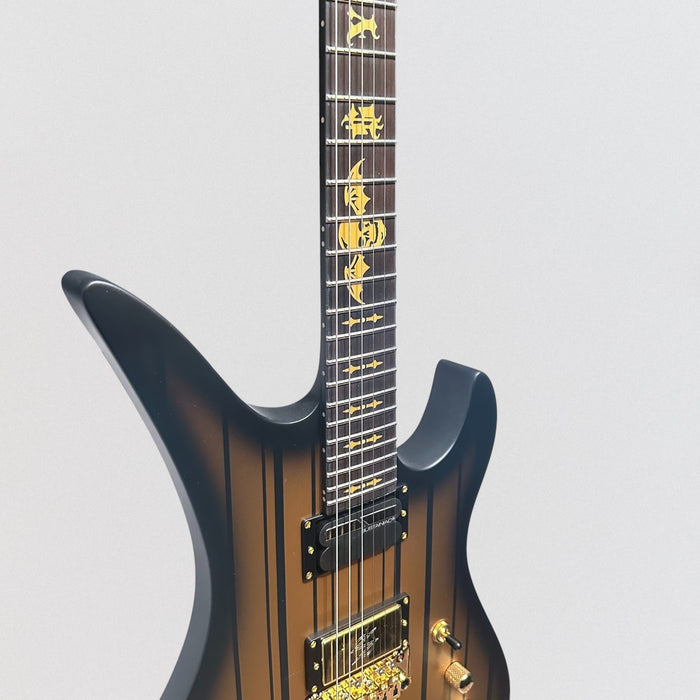 Schecter Synyster Gates Custom-S Electric Guitar - Satin Gold Burst