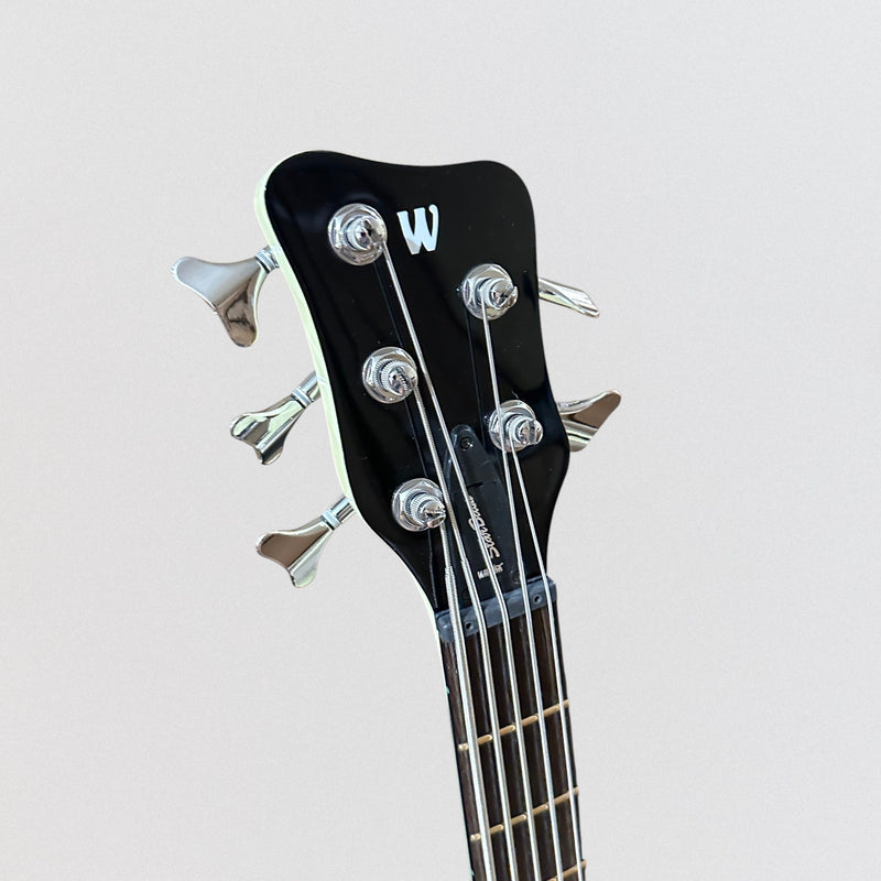 Warwick RockBass Star Bass 5-string Hollowbody Electric Bass - Solid Crème White