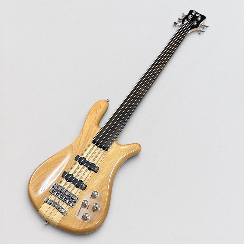 Warwick RockBass Streamer NT I 5-string Fretless Electric Bass Guitar - Natural