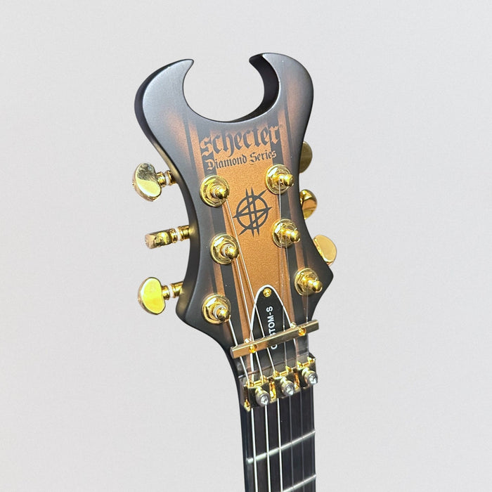 Schecter Synyster Gates Custom-S Electric Guitar - Satin Gold Burst