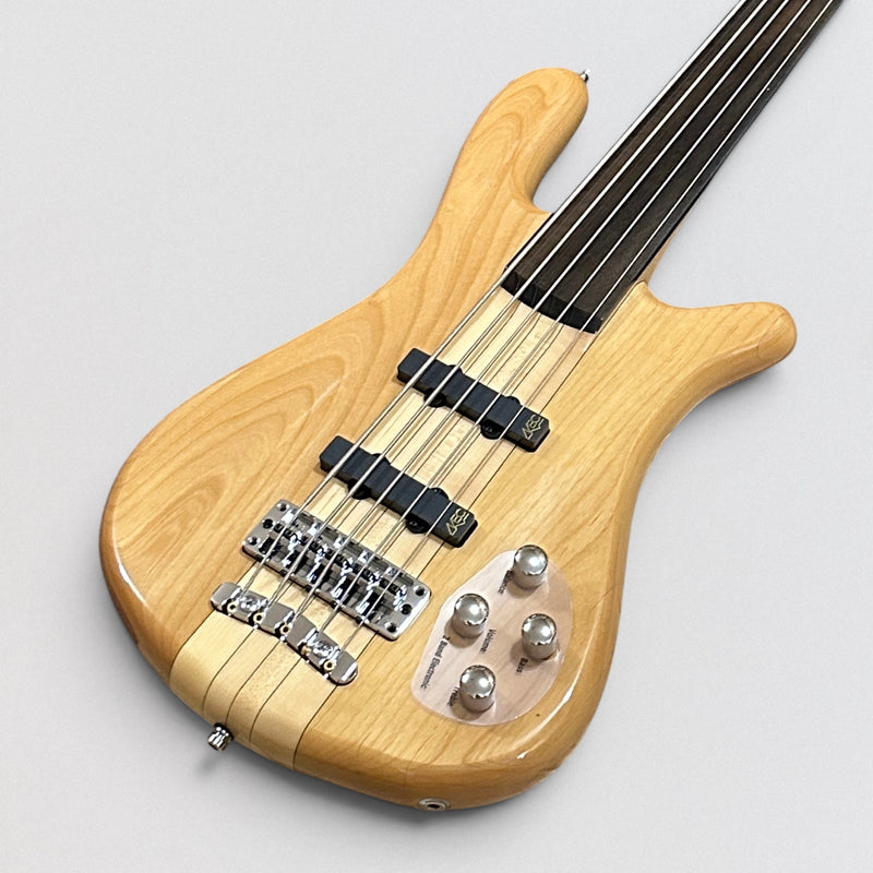 Warwick RockBass Streamer NT I 5-string Fretless Electric Bass Guitar - Natural