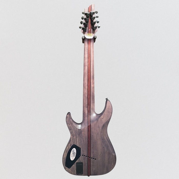 Schecter C-8 MS SLS Elite Evil Twin 8-String Multiscale Electric Guitar - Satin Black