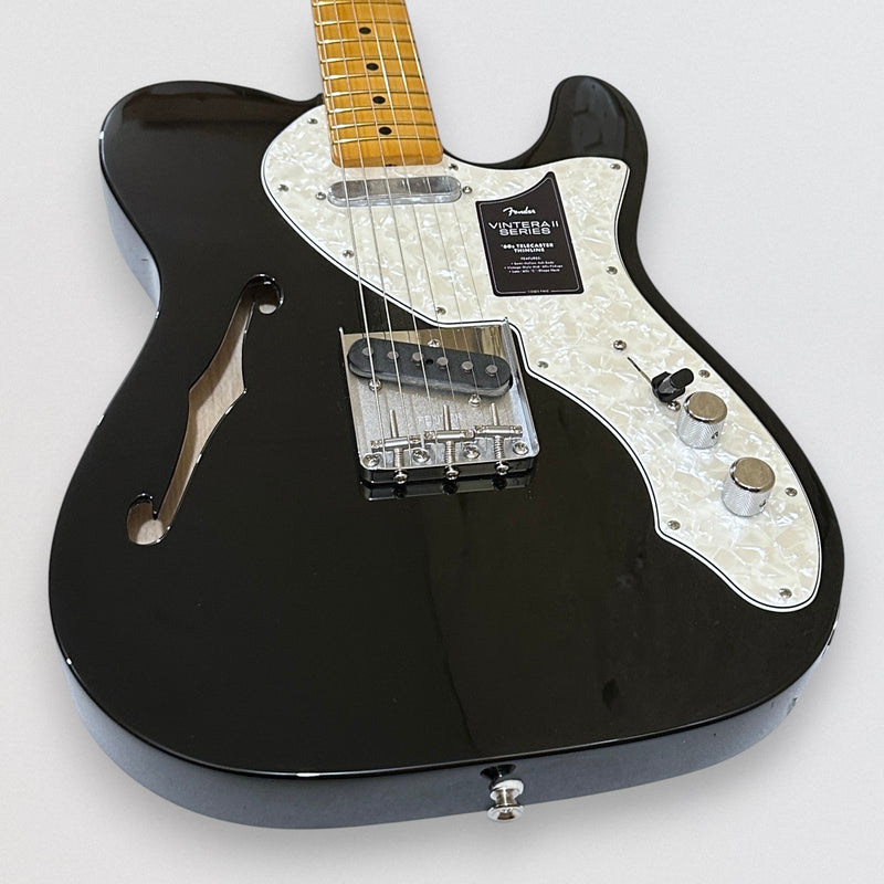 Fender Vintera II '60s Telecaster Thinline Electric Guitar 2025 - Black
