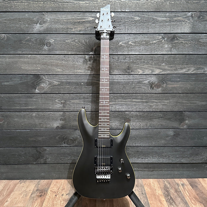 Schecter Demon 6 FR Electric Guitar - Aged Black Satin