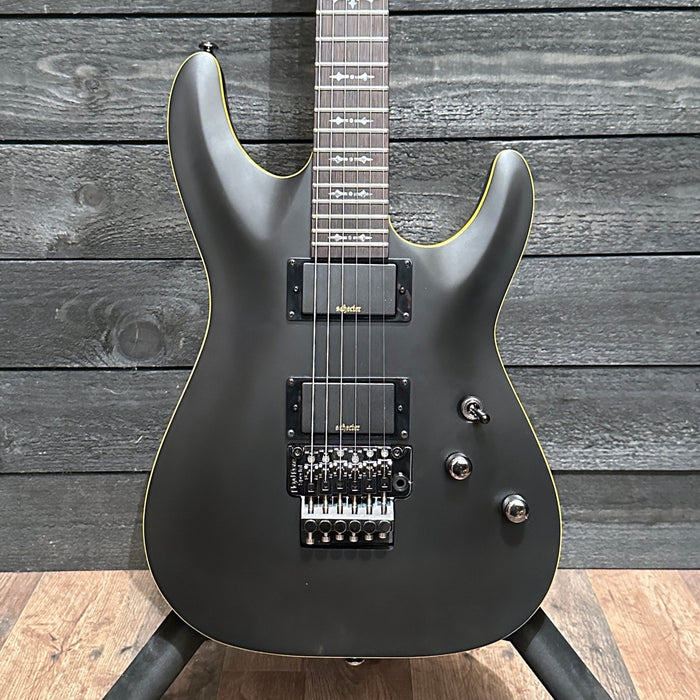 Schecter Demon 6 FR Electric Guitar - Aged Black Satin