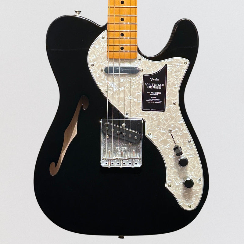 Fender Vintera II '60s Telecaster Thinline Electric Guitar 2025 - Black
