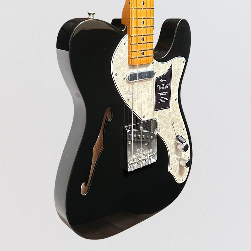 Fender Vintera II '60s Telecaster Thinline Electric Guitar 2025 - Black