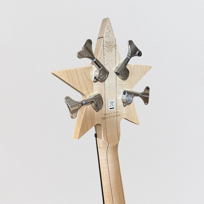 Warwick Rockbass Artist Line Bootsy Collins Space Bass 4 String Electric Bass Guitar - Bootsy Purple