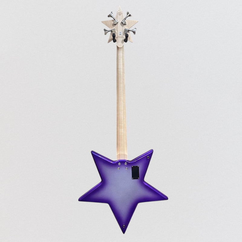 Warwick Rockbass Artist Line Bootsy Collins Space Bass 4 String Electric Bass Guitar - Bootsy Purple