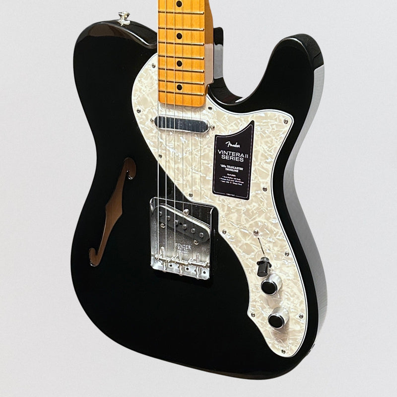 Fender Vintera II '60s Telecaster Thinline Electric Guitar 2025 - Black