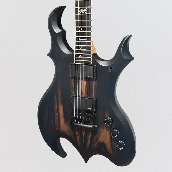 Wylde Audio Wrathmaker Electric Guitar - Pale Moon Ebony with Black Burst