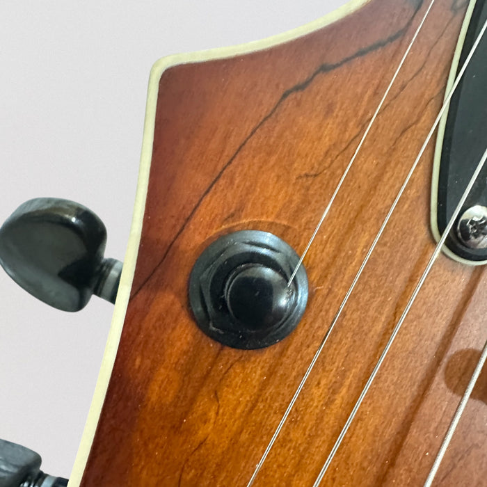 Schecter C-1 Exotic Spalted Maple 6-String Electric Guitar - Natural Vintage Burst