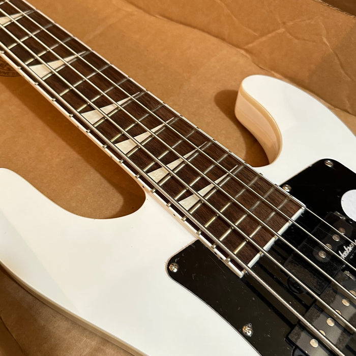 Jackson X Series CBXDX V 5-String Electric Bass Guitar - White