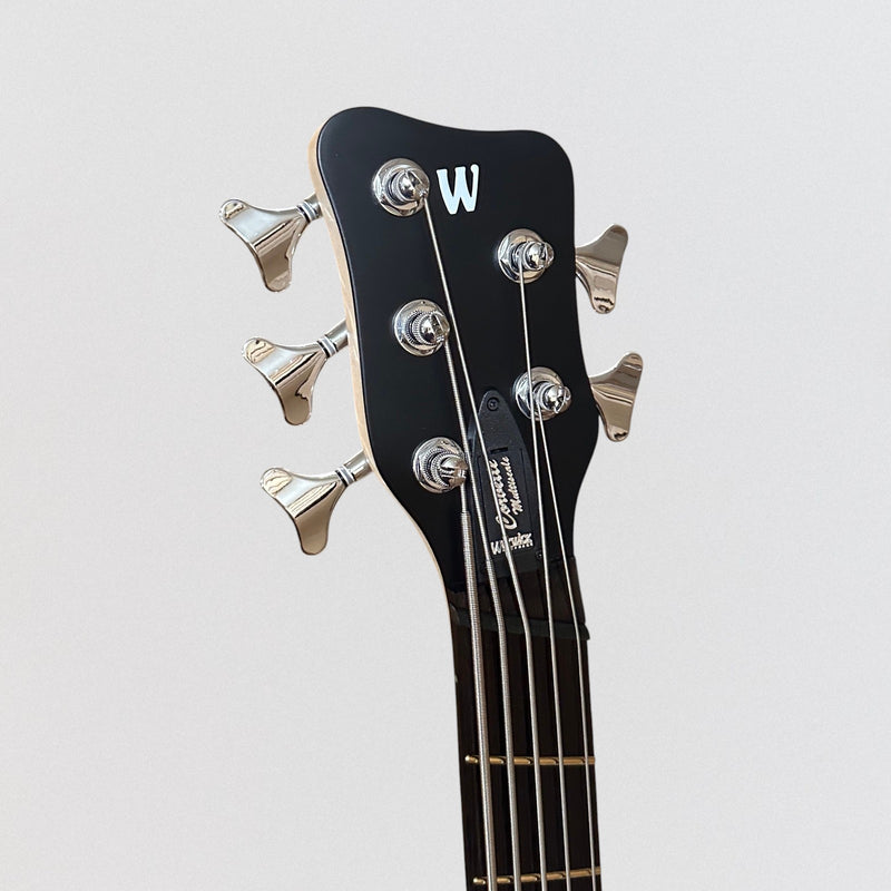 Warwick RockBass Corvette Multiscale 5-string Bass Guitar - Black