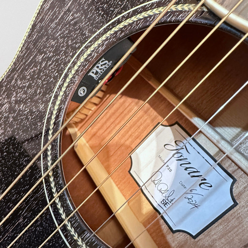 PRS SE P20 Parlor Acoustic-Electric Guitar 2024 - Dog Hair