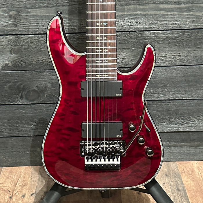 Schecter Hellraiser C-8 FR 8 String Electric Guitar - Black Cherry